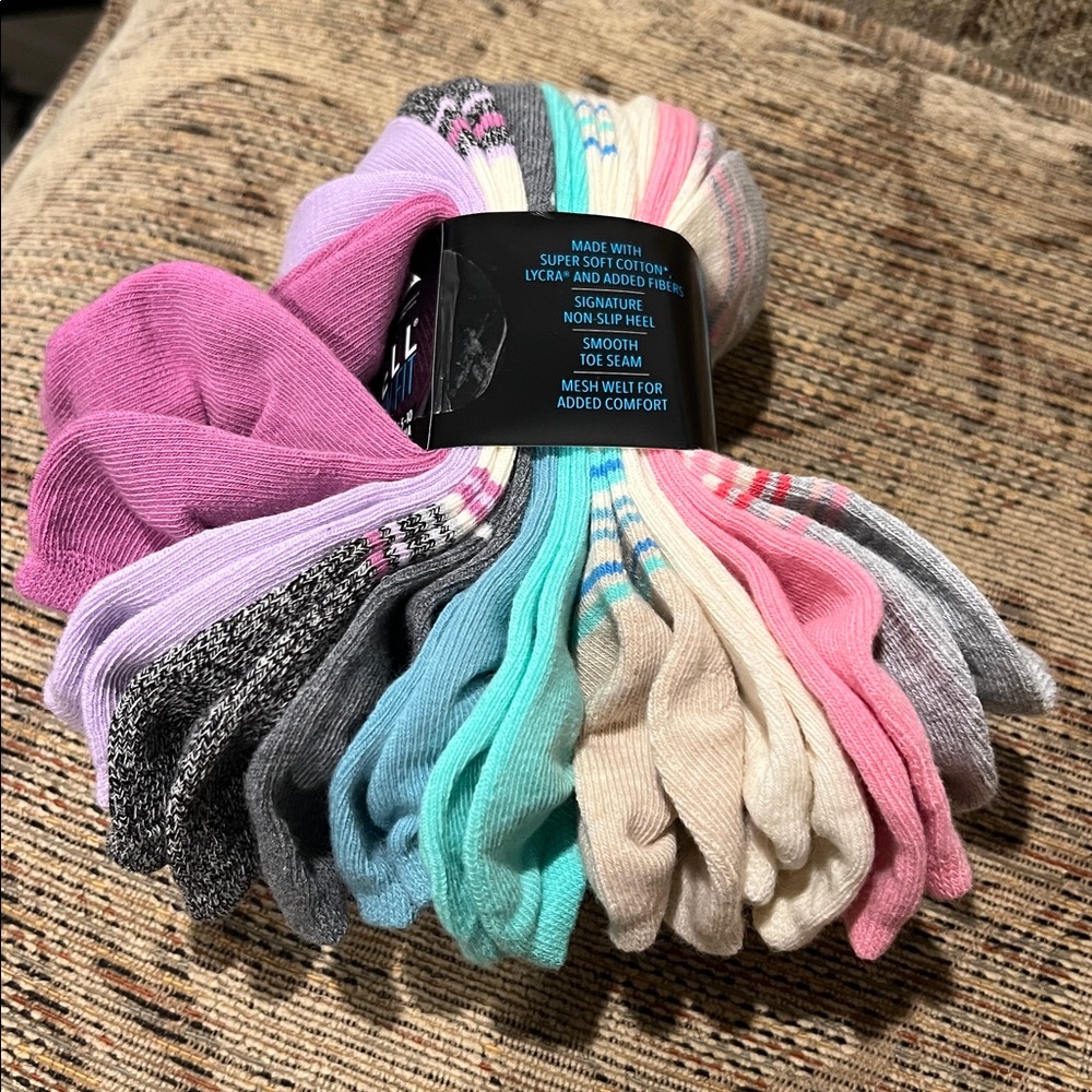 Short Socks in various colors set of 10